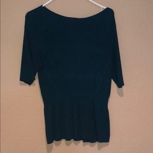 DARK TEAL ANN TAYLOR DRESS SHIRT